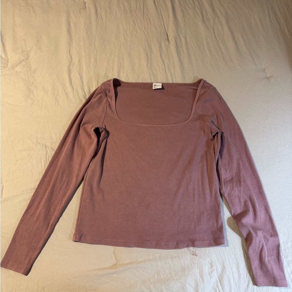 Women's Mauve Long Sleeve Top